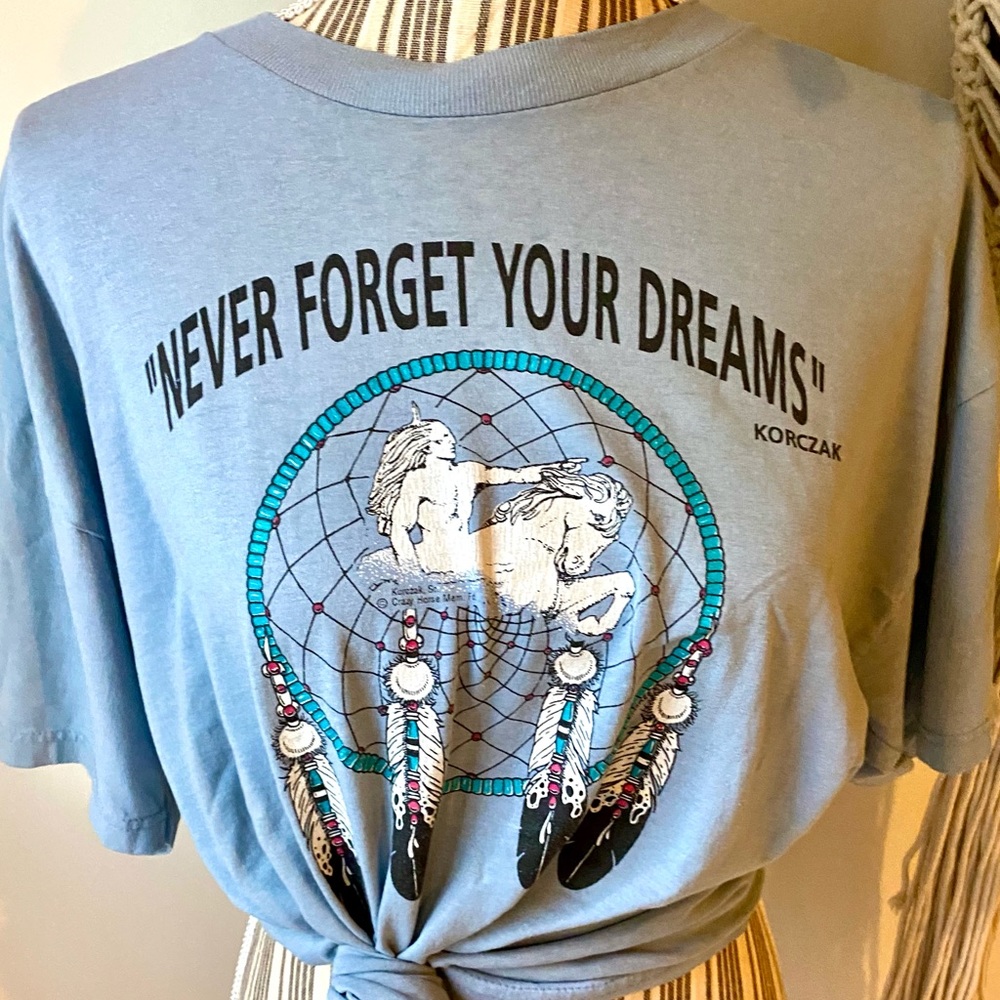 Vintage sing stitch native graphic tee